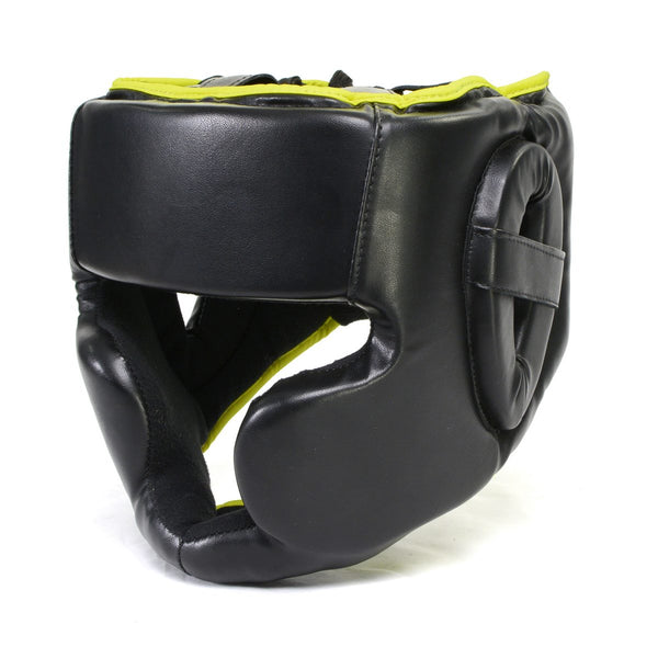 X-Fitness XF5000 MMA Boxing Kickboxing Head Gear-BLK/GREEN