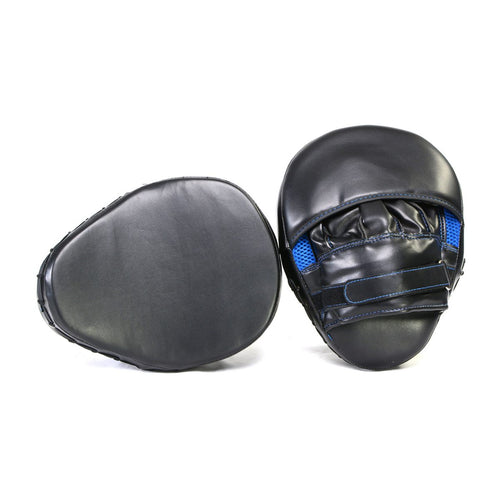 X Fitness XF8000 Curved Boxing MMA Punching Mitts-BLK/BLUE