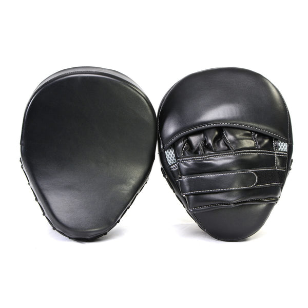X Fitness XF8000 Curved Boxing MMA Punching Mitts-BLK/SILVER