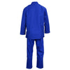 X-Fitness XFM6001 Ultra Light Preshrunk BJJ Jiu Jitsu Gi (See Special Sizing Guide)-BLUE