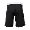 X-Fitness XFM7004 Men's Black and White MMA Fight Shorts - BJJ, No Gi, Grappling, Jiu Jitsu Combat